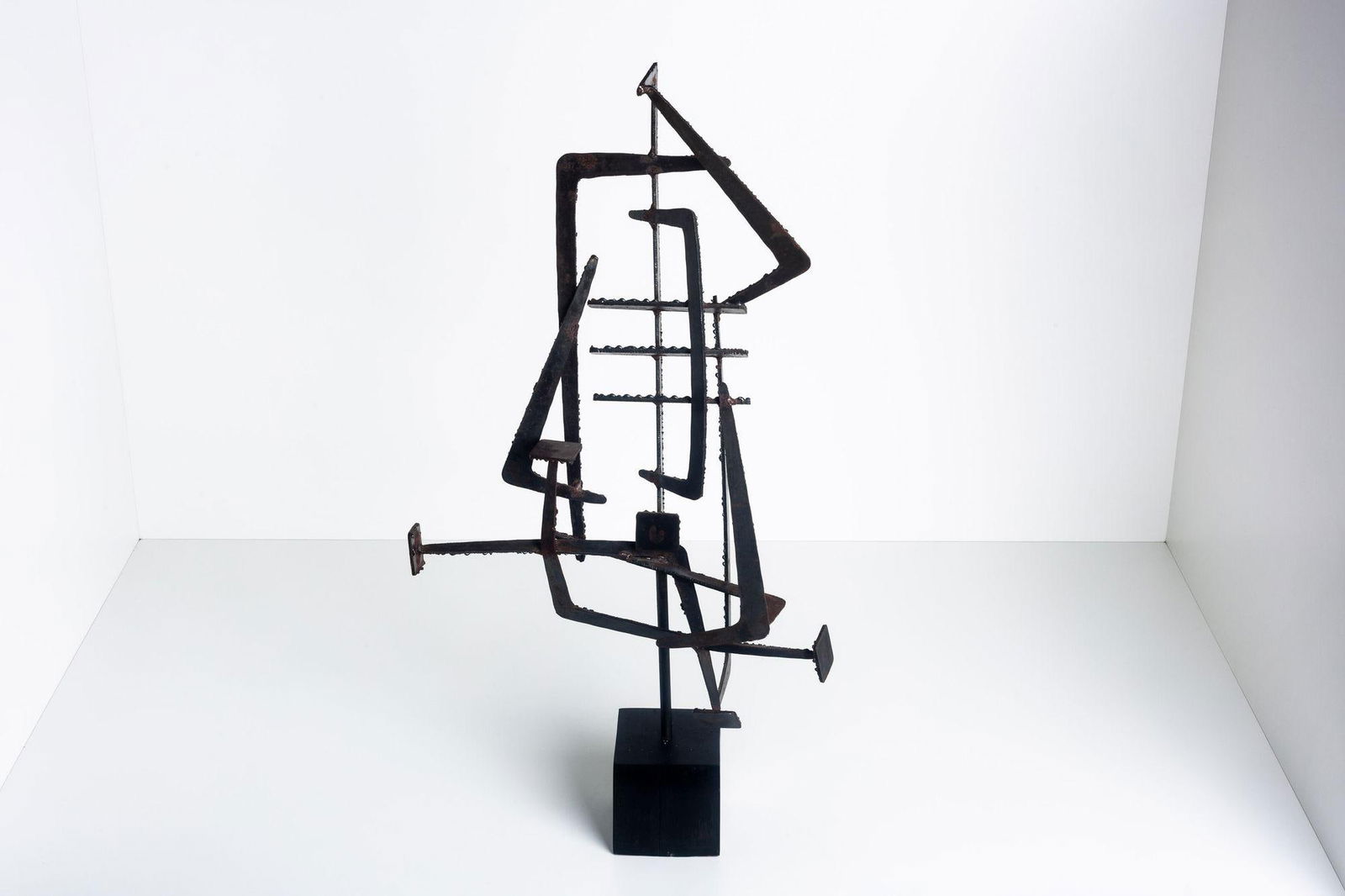 1950s Studio Forged Metal Sculpture - 4