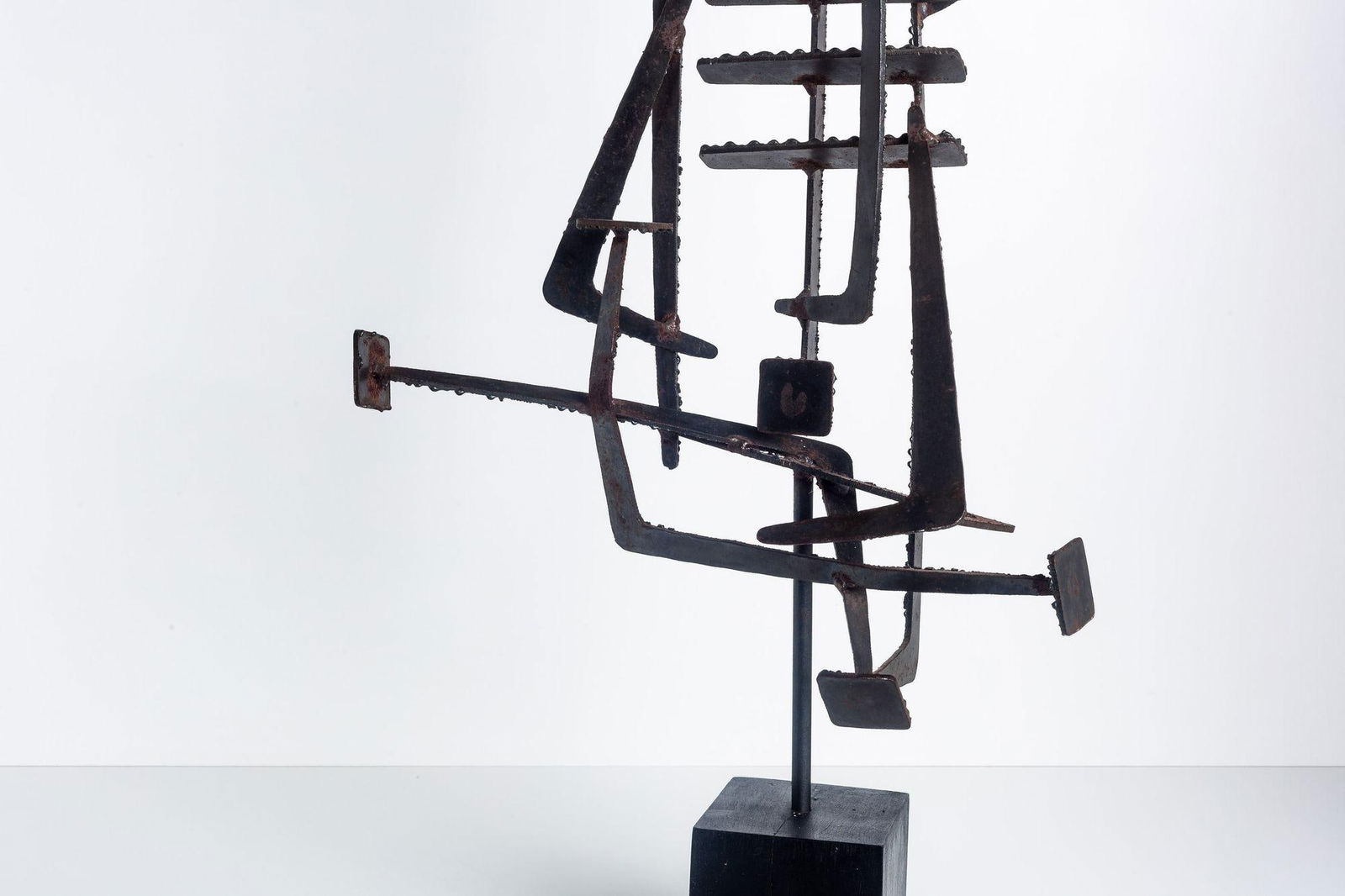 1950s Studio Forged Metal Sculpture - 7