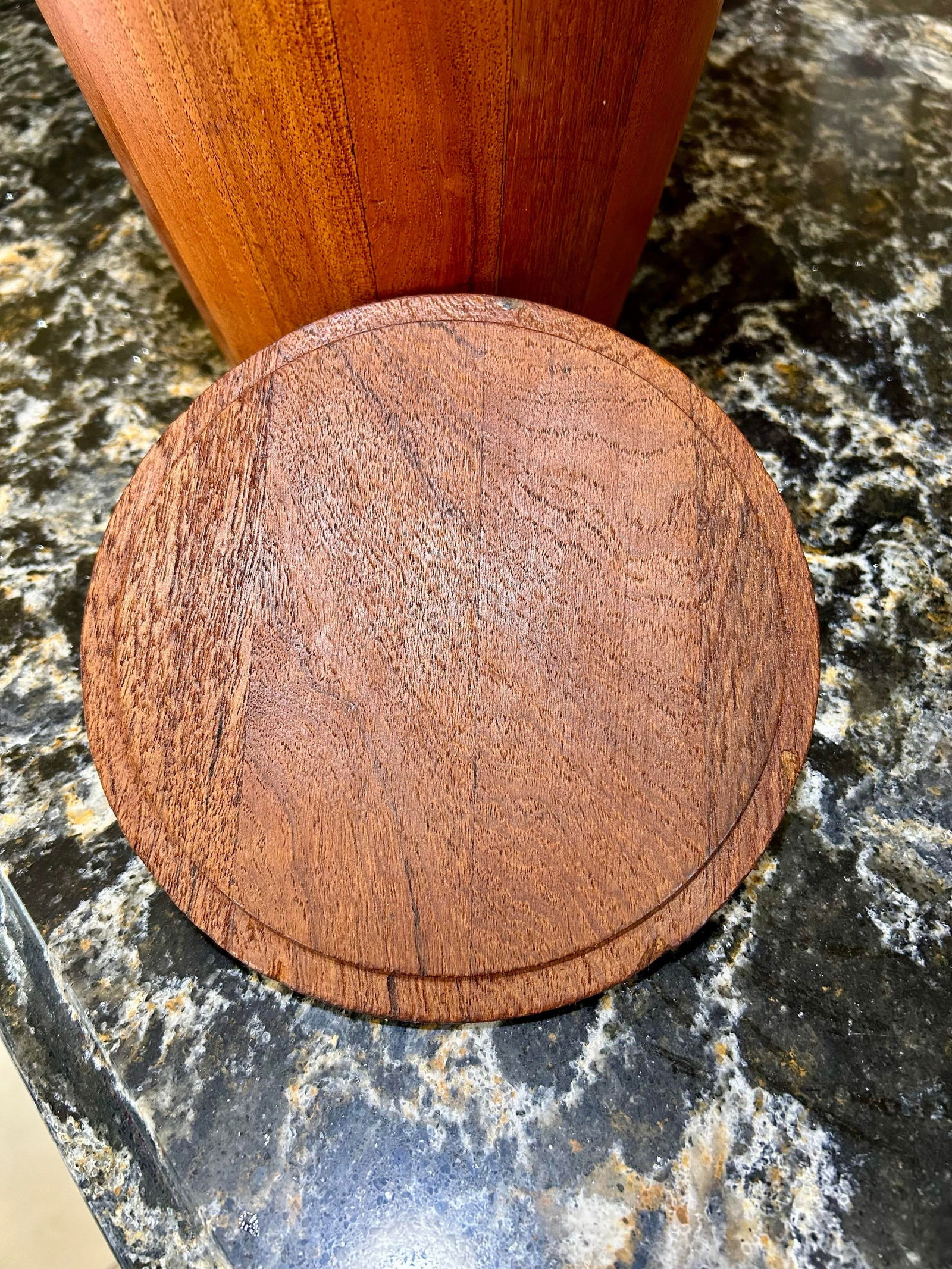 Vintage Danish Modern Stave Teak Ice Bucket/Lid, Jens Quistgaard for Dansk, 1960's, Mark #811 - 2