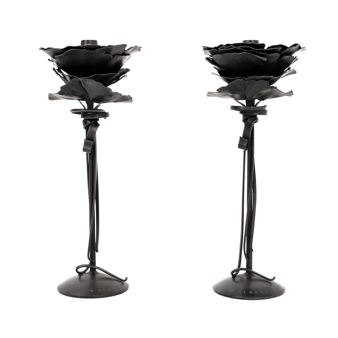 Albert Paley Blossom Candle Holders - a Pair (1 of 5)