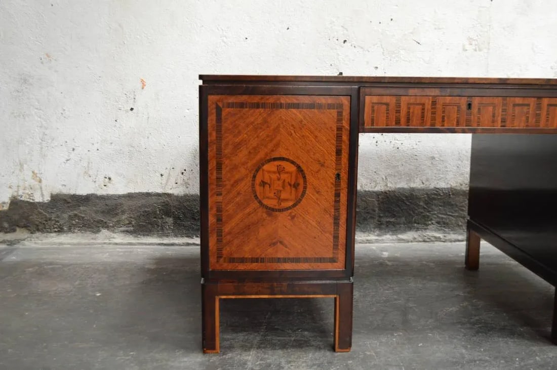 Carl Malmsten Swedish Grace Executive Desk - 5