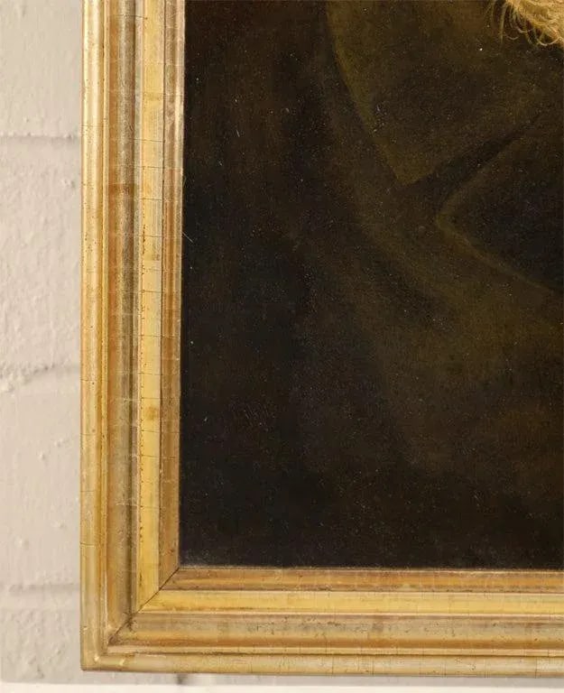 Antique Swedish Oil Portrait of Gentleman - 7