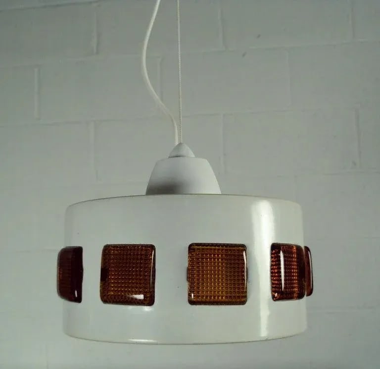 Vintage Mid-Century Swedish Modern Pendant by Erik Höglund and Einar Backström - 3
