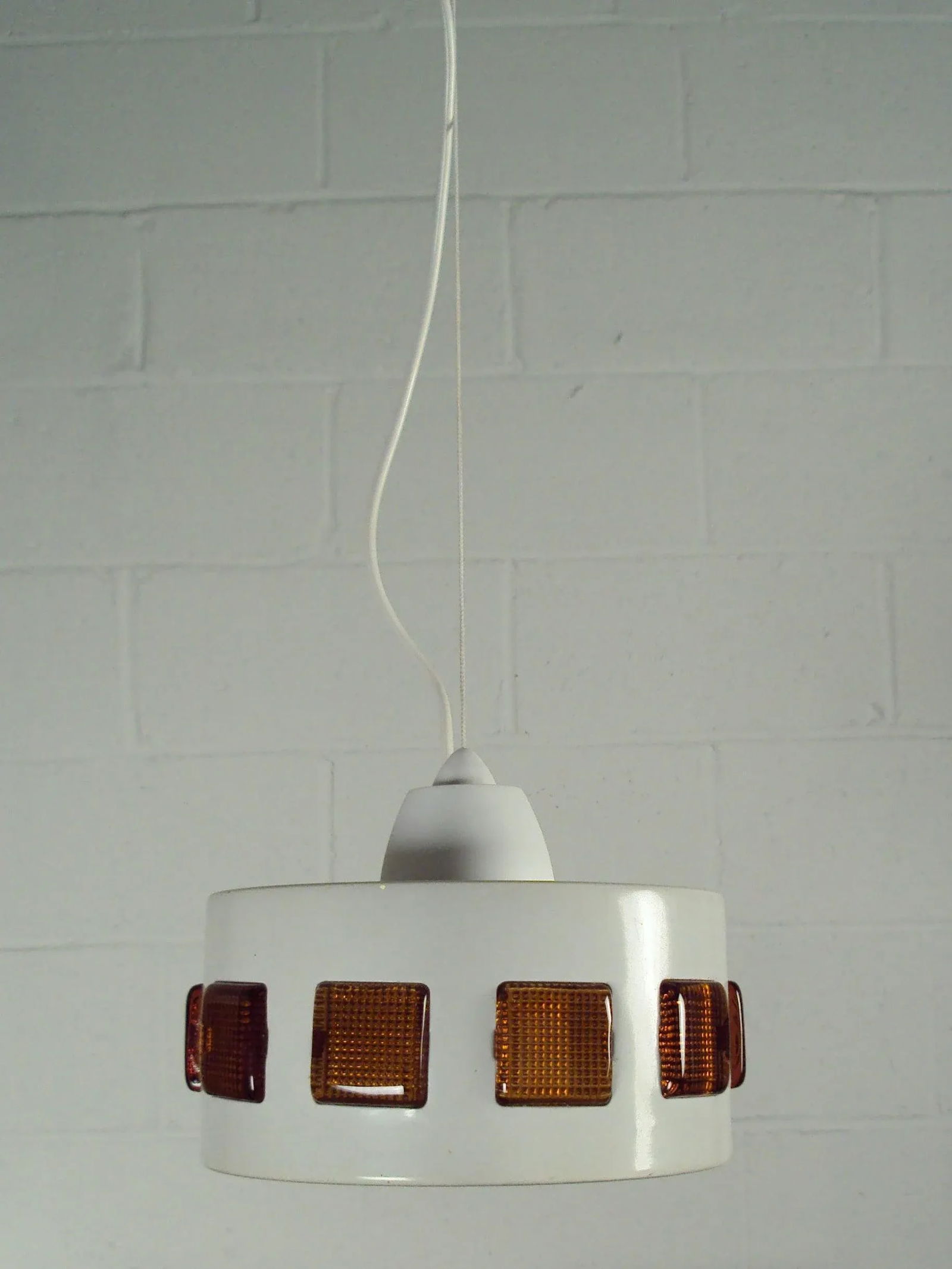 Vintage Mid-Century Swedish Modern Pendant by Erik Höglund and Einar Backström - 8