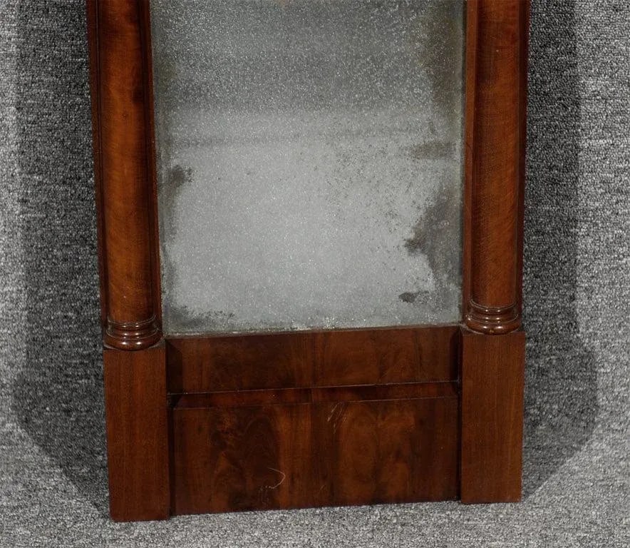 Period Antique Swedish Karl Johan Biedermeier Mirror - 4