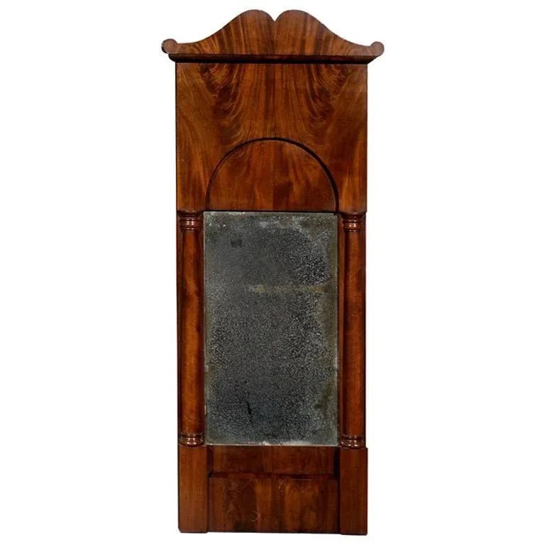 Period Antique Swedish Karl Johan Biedermeier Mirror - 7