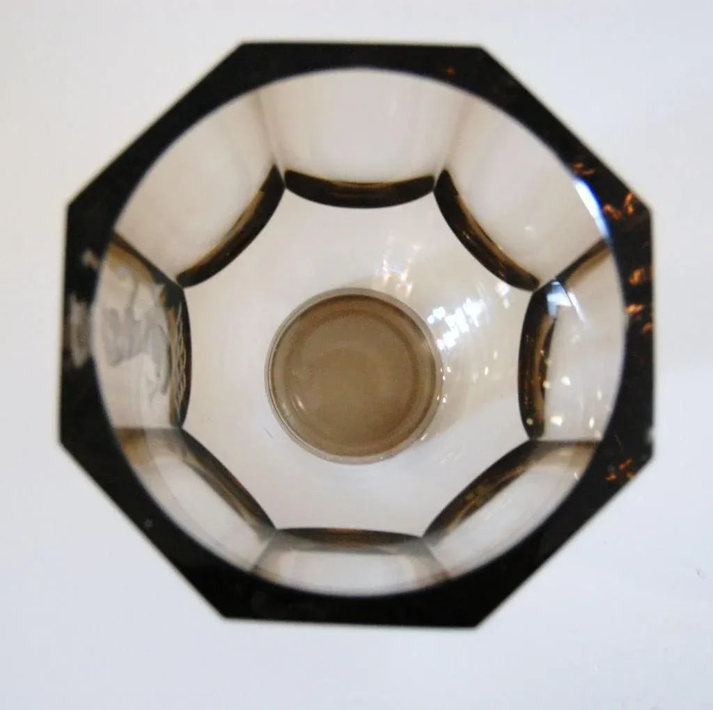 Vintage Nils Landberg for Orrefors Engraved Mermaid Art Deco Glass Vase, Signed 1944 - 7