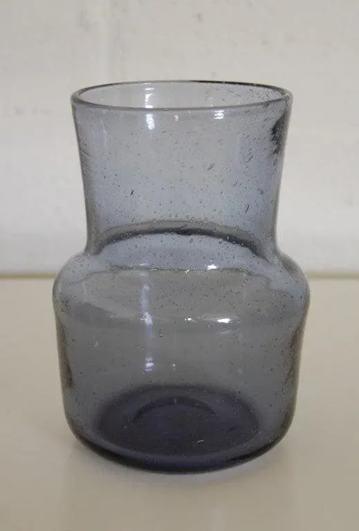 Vintage Erik Höglund Signed Art Glass Vase for Boda C. 1960s - 2