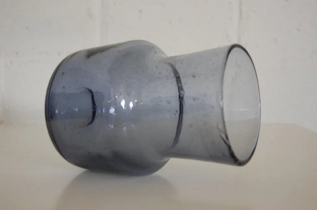 Vintage Erik Höglund Signed Art Glass Vase for Boda C. 1960s - 6