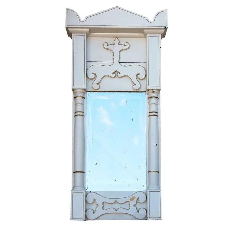 Late Gustavian or Early Biedermeier Painted Wall Mirror - 5