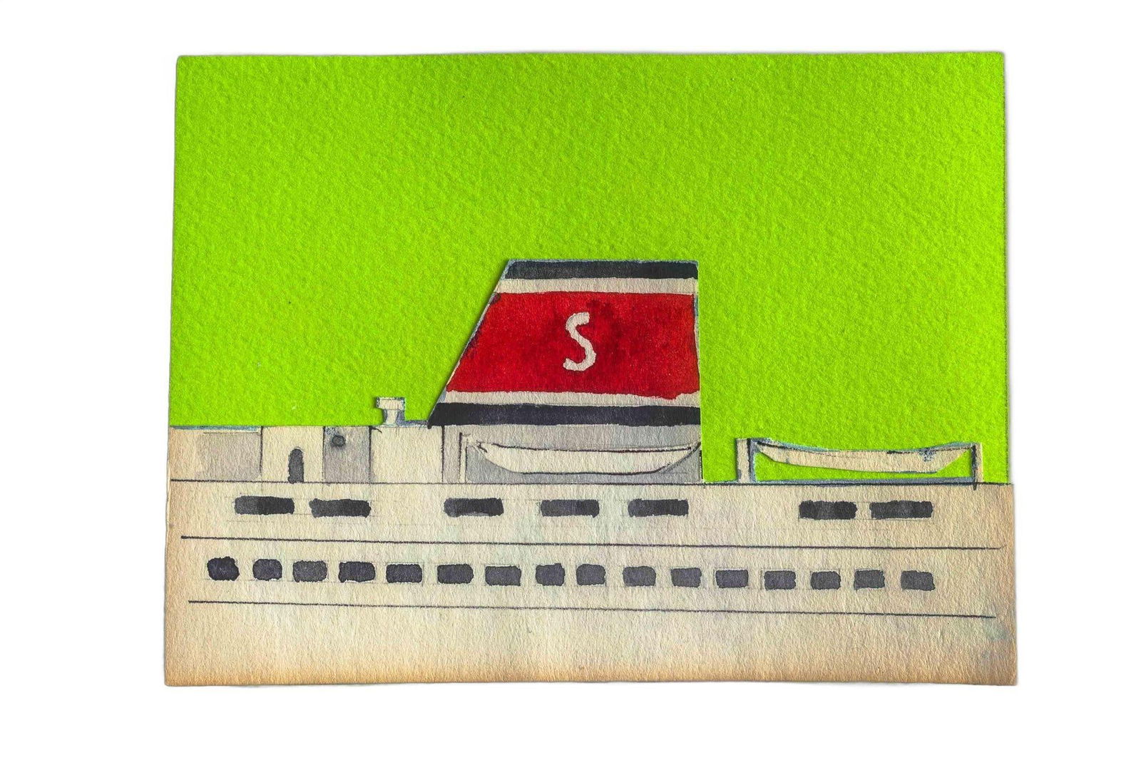 1970s Robert Hermann Set of Three Nautical Paintings - 2