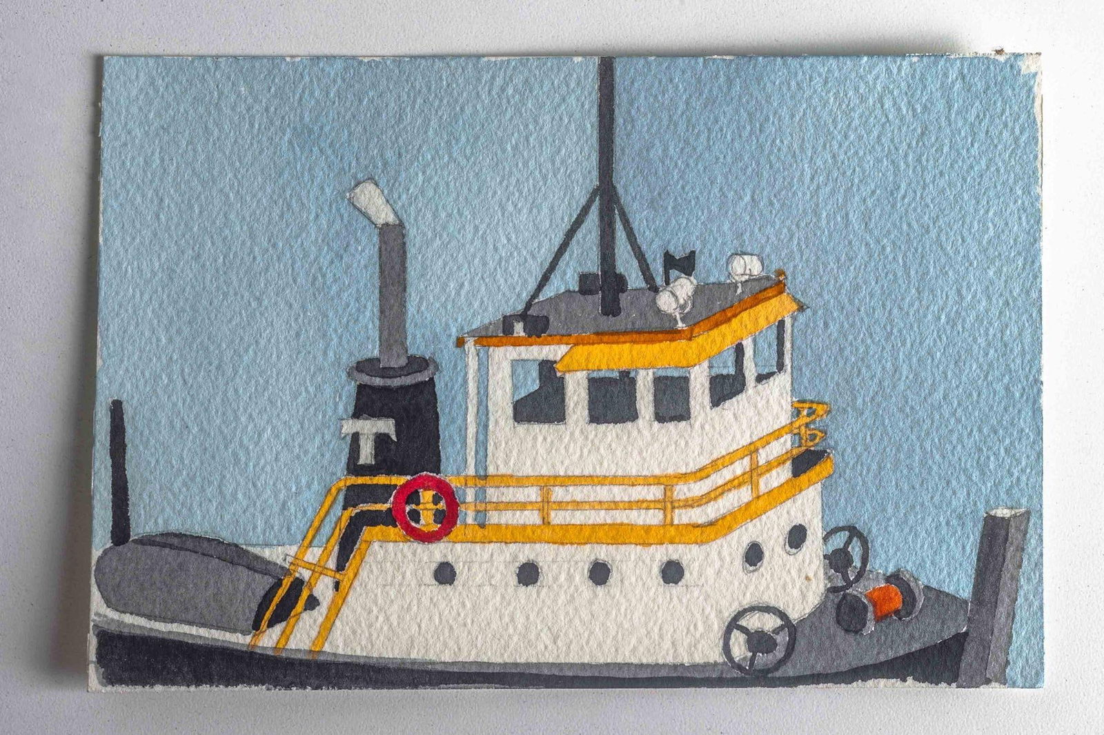 1970s Robert Hermann Set of Three Nautical Paintings - 4