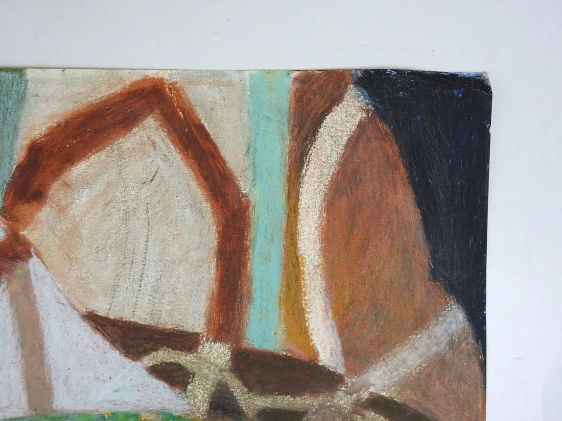 Late 20th Century Mixed Media Abstract Painting - 3