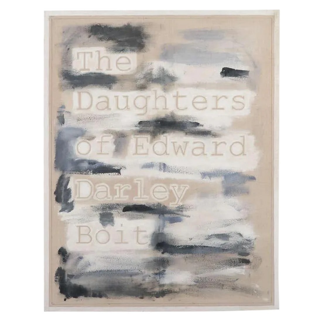 Modern Grant Newman Painting: Series of interpretive paintings inspired by Master Works. "The Daughters of Darley Boit" [John Singer Sargent]. Condition: Alterations: Original Condition Unaltered Imperfections: Some