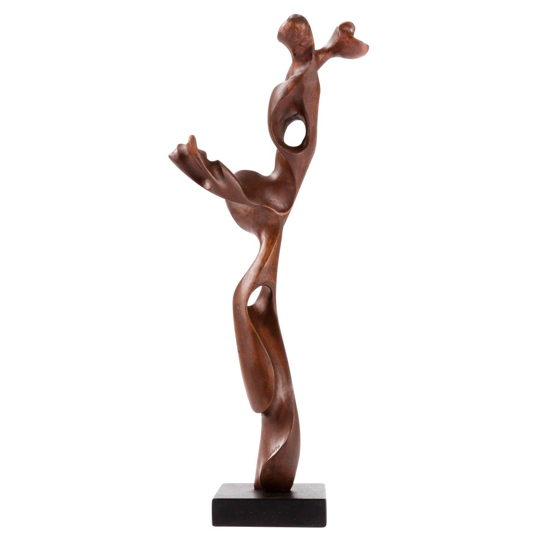 1970s Mid-Century Modern Mario Dal Fabbro Sculpture: Mario Dal Fabbro - No. 14 Signed Mario Dal Fabbro Multi-disciplinary artist Mario Dal Fabbro was born in Cappella Maggiore, Italy in 1913. He trained in his family's furniture design shop prior