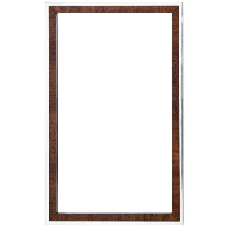 Florence Knoll Rosewood and Chrome Mirror - 4