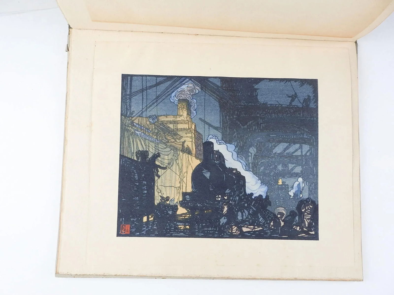 Vintage 1924 Urushibara 10 Woodcuts After Brangwyn - 10