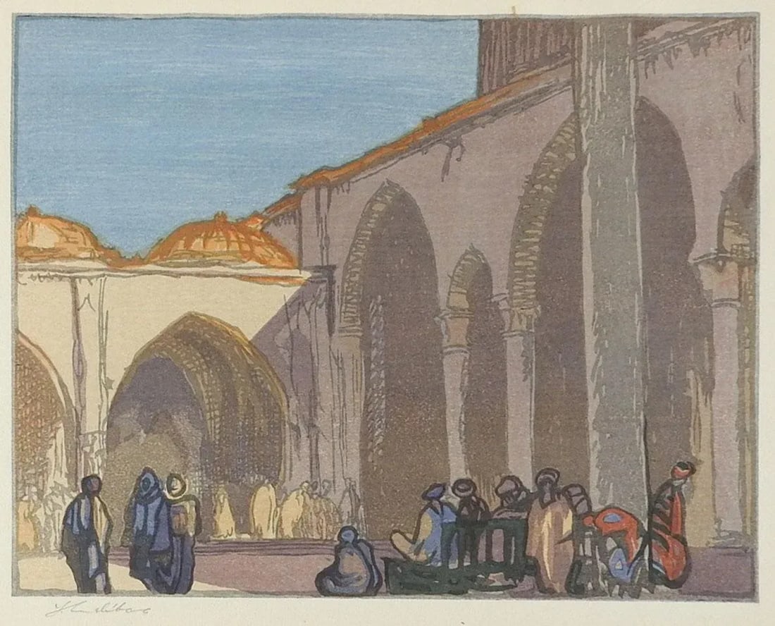 Vintage 1924 Urushibara 10 Woodcuts After Brangwyn - 6