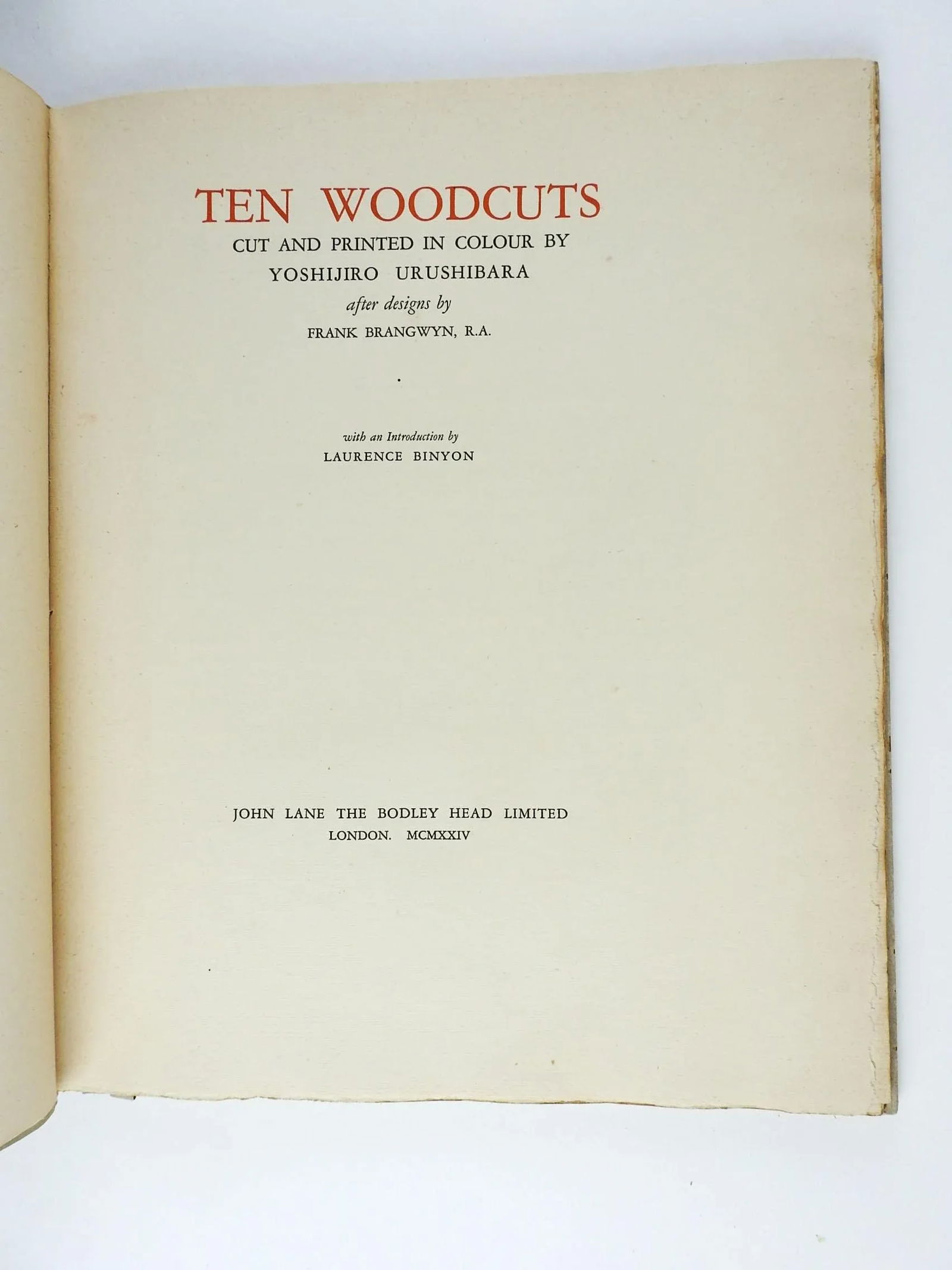 Vintage 1924 Urushibara 10 Woodcuts After Brangwyn - 8