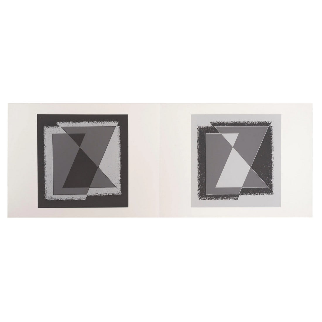 Josef Albers "Formulation : Articulation" Portfolio Ii, Folder 30: JOSEF ALBERS (1888 – 1976) "Formulation : Articulation" Portfolio II, Folder 30 Screen-printed geometric composition printed by Ives Stillman, Inc., New Haven, CT. From the set of 127