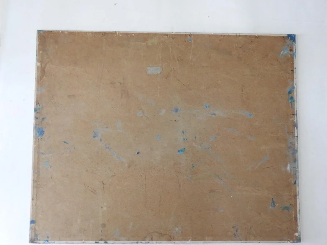 Vintage Impressionist Hilltop Landscape Painting - 4