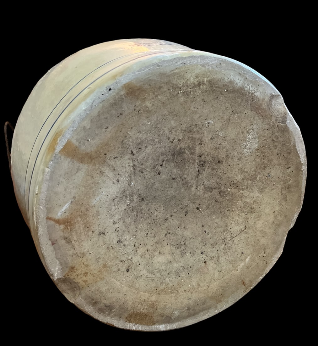 Antique Primitive 10 Gallon Red Wing Pottery Union Stoneware Water Cooler - 11