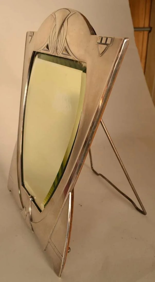 Wmf Art Nouveau M Easel Mirror - 8