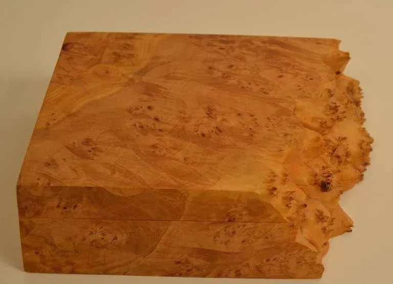 Michael Elkan Hinged Burl Jewelry Box - 3