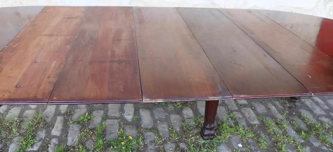 Art Nouveau Round Banquet Dining Table After Majorelle - 7