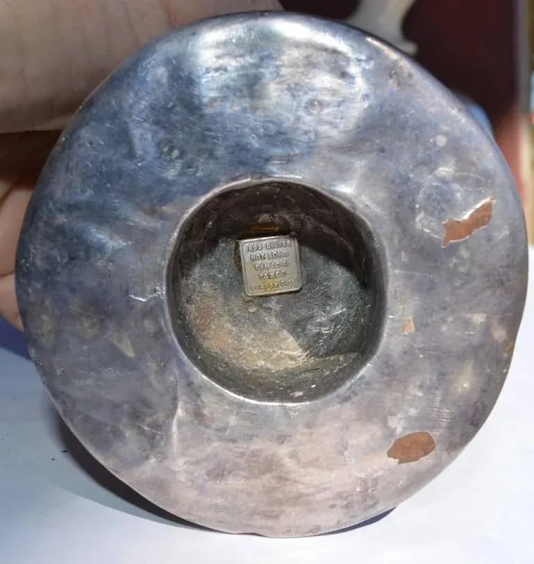 Antonio Pineda Silver Candlesticks - a Pair - 3