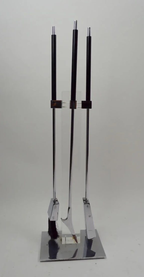 Lucite Fireplace Tool Set by Albrizzi - 7