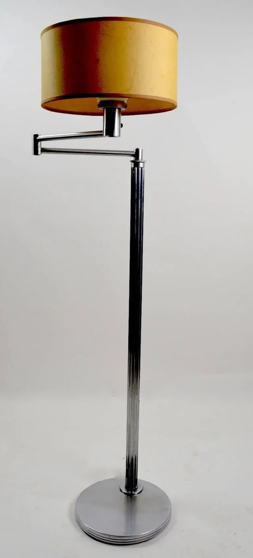 Mid 20th Century Walter Von Nessen Floor Lamp Early Version - 2