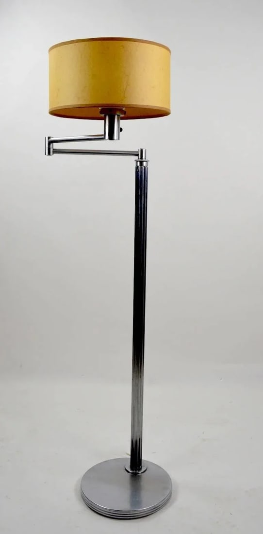 Mid 20th Century Walter Von Nessen Floor Lamp Early Version - 4