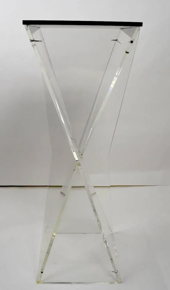 Modernist Lucite Pedestal - 2