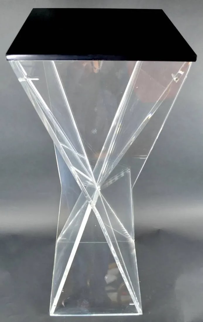 Modernist Lucite Pedestal - 7