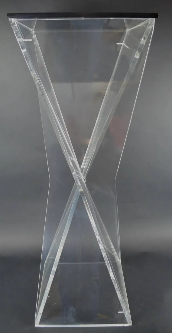 Modernist Lucite Pedestal - 8