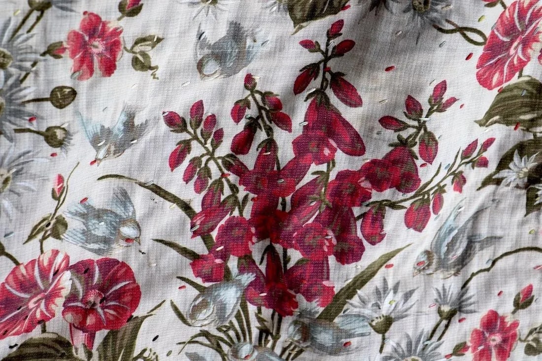 Graphic Antique Tied Quilt - 4