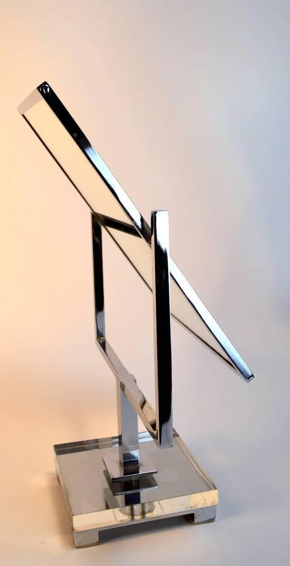 Charles Hollis Jones Mirror Chrome and Lucite - 5