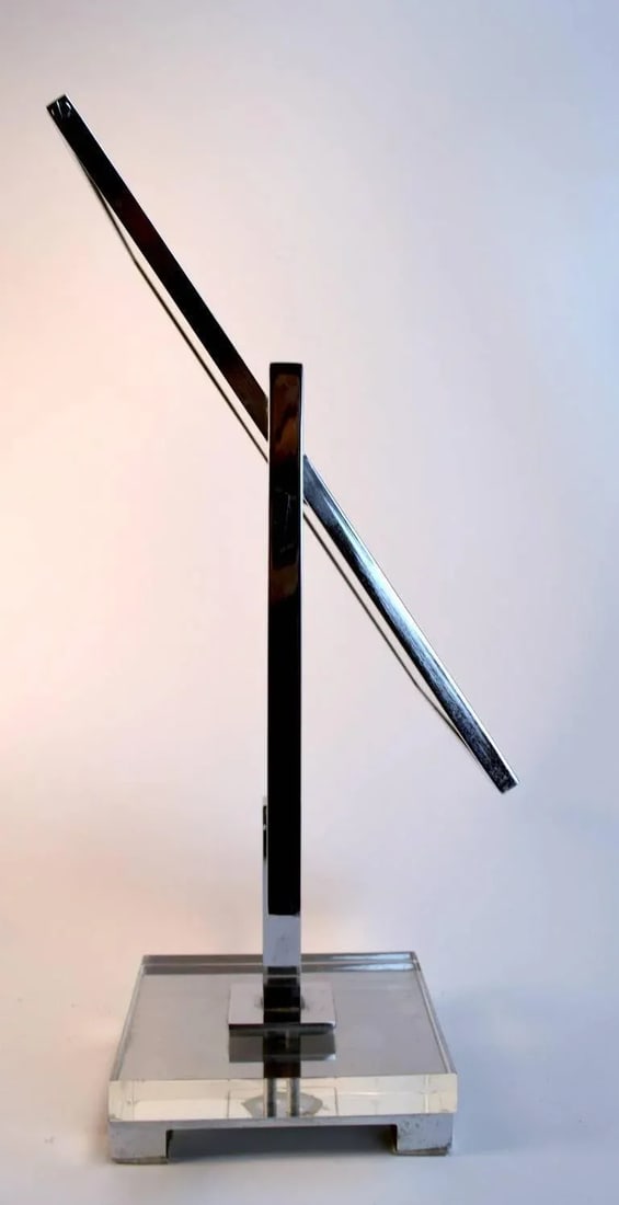 Charles Hollis Jones Mirror Chrome and Lucite - 6