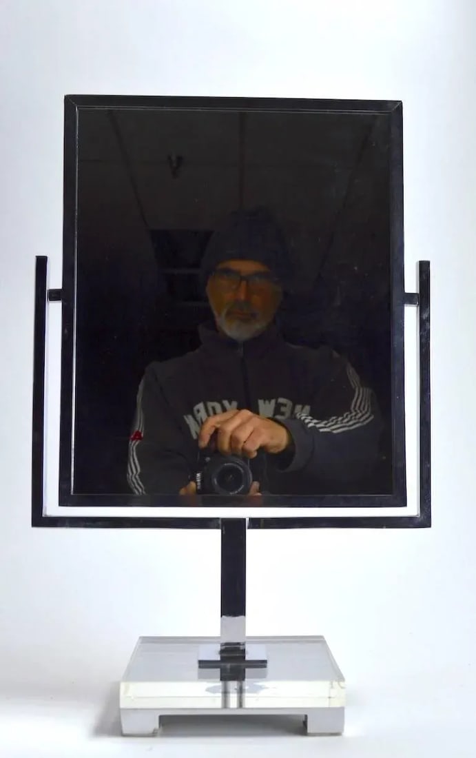 Charles Hollis Jones Mirror Chrome and Lucite - 8