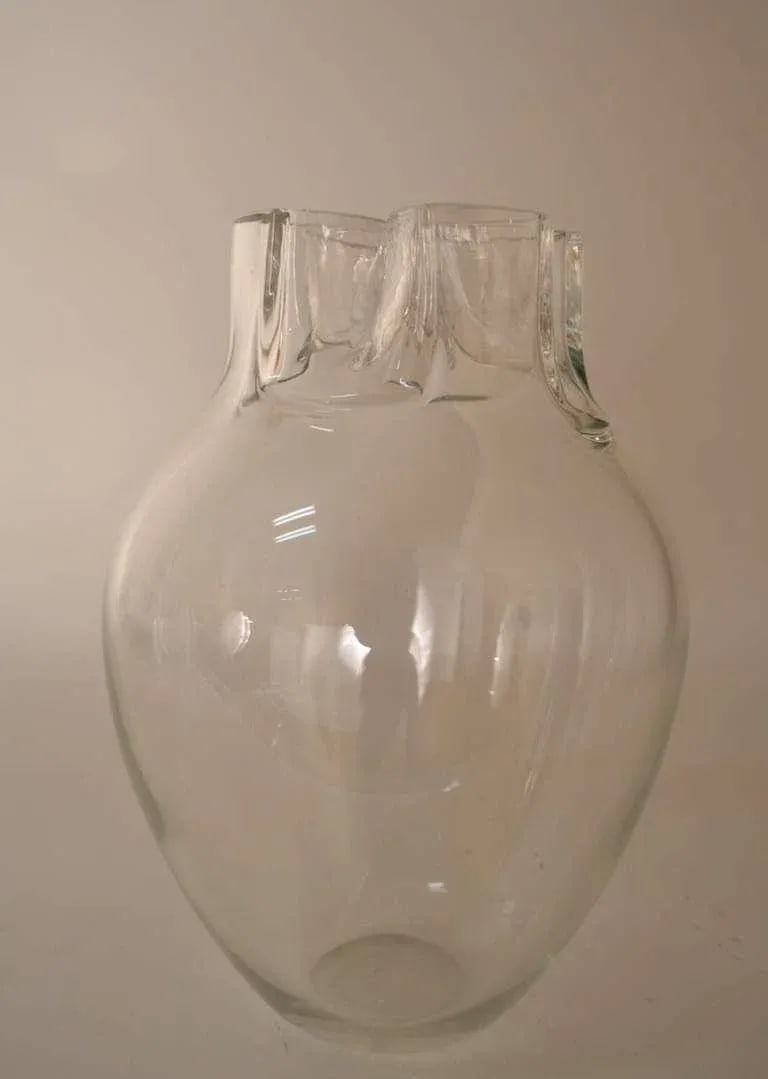 Signed Barbini Murano Glass Vase - 3