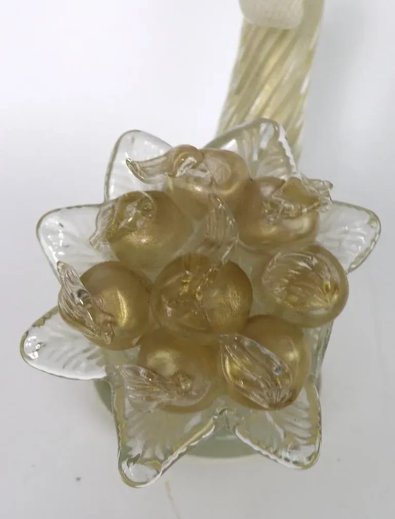 Murano Glass Cornucopia by Barovier and Toso - a Pair - 7