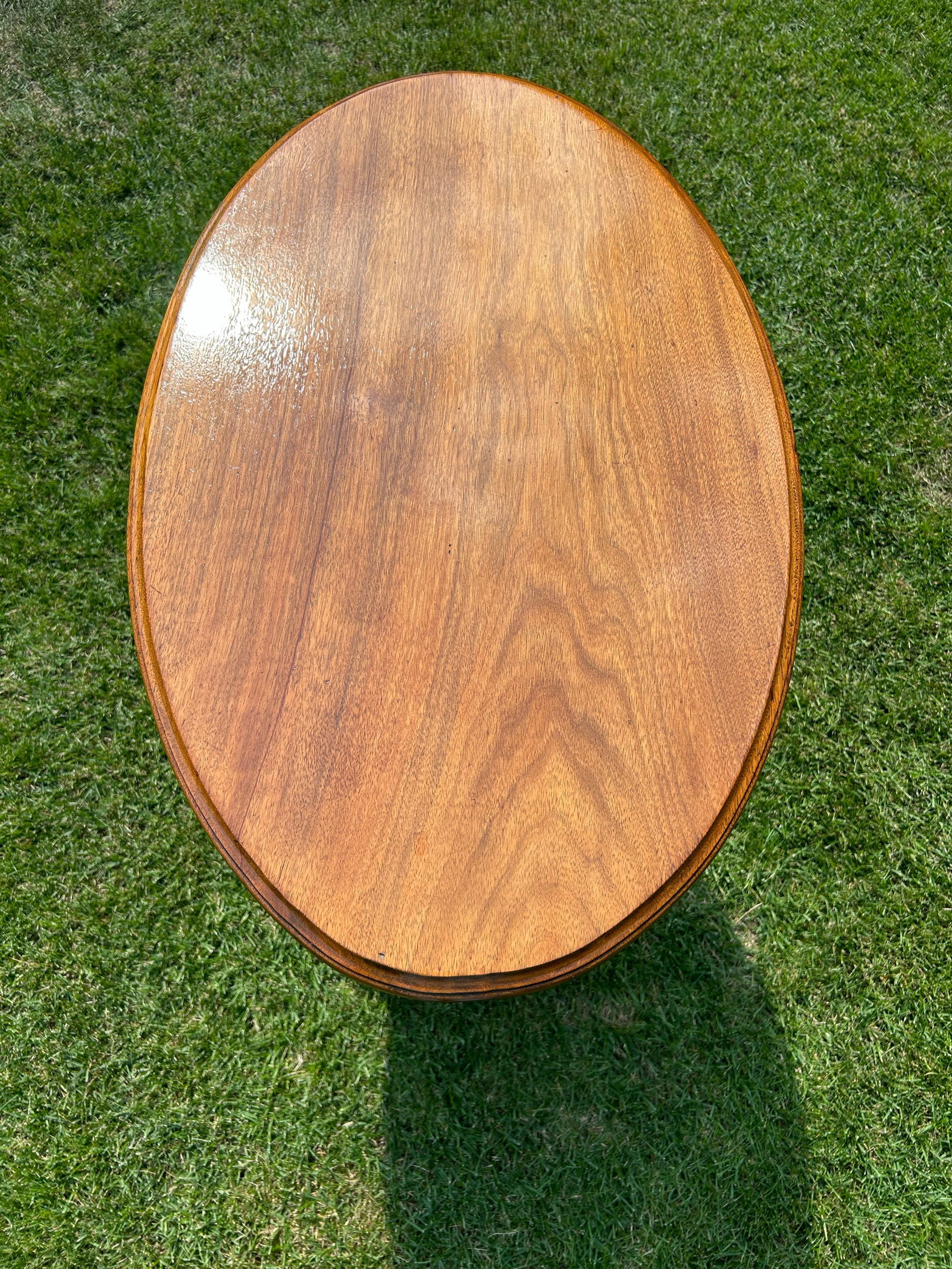 Antique, Edwardian, Walnut, Spool-Turned, End Table - 2