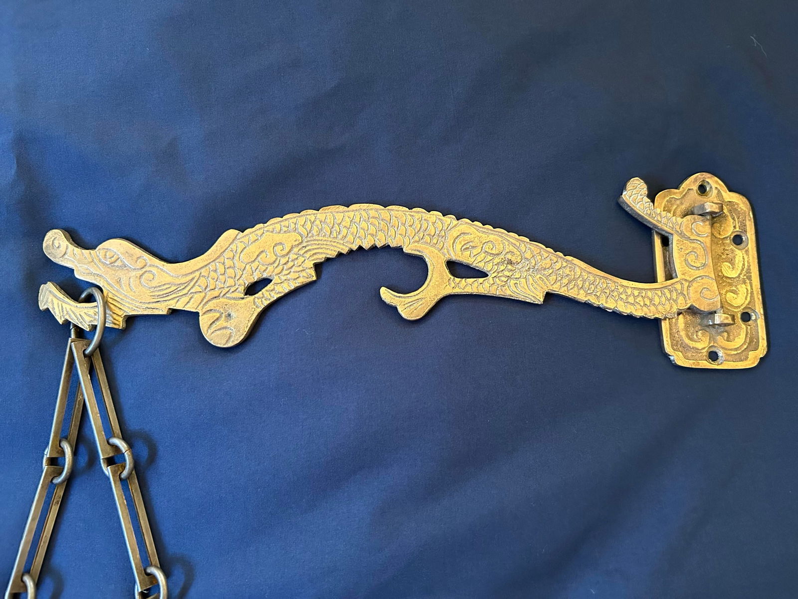 Pair of Antique Mouth-Blown Cranberry Colored Forced Hyacinth Bulb Vases, Brass Hangers for the Vase - 4