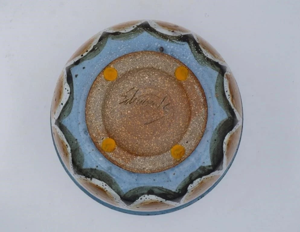 Vintage Mid 20th Century Large Joel Edwards Covered Pot - 2