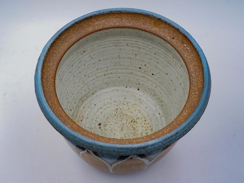 Vintage Mid 20th Century Large Joel Edwards Covered Pot - 6