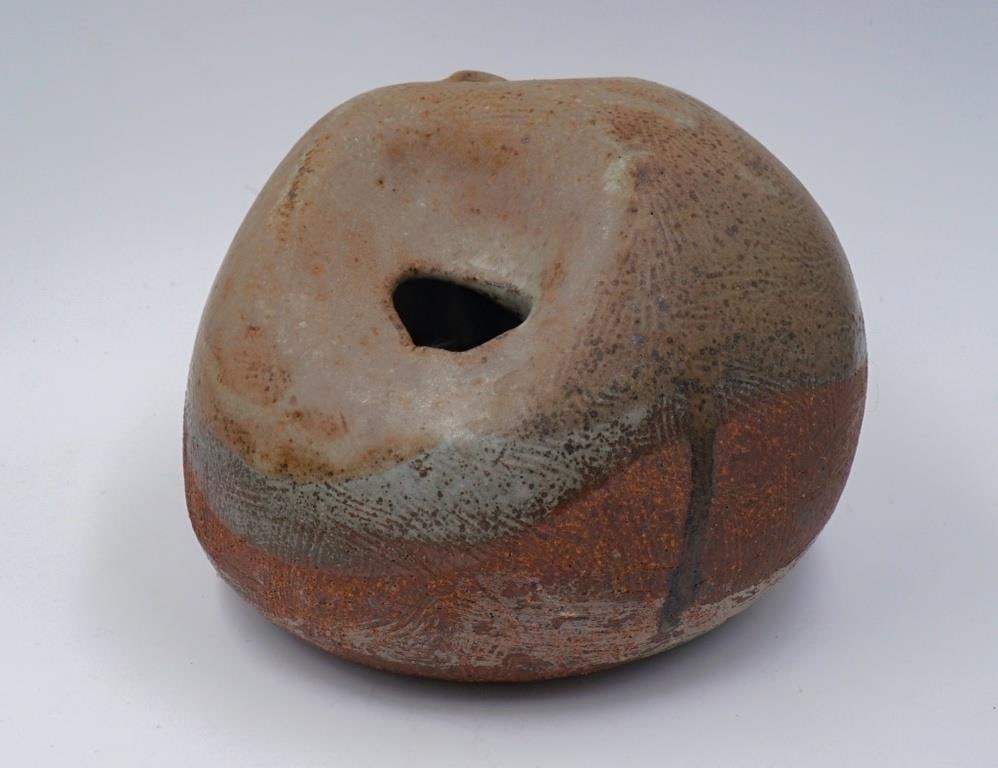 Vintage Joel Edwards Pottery Sculputral Vessel Vase - 2