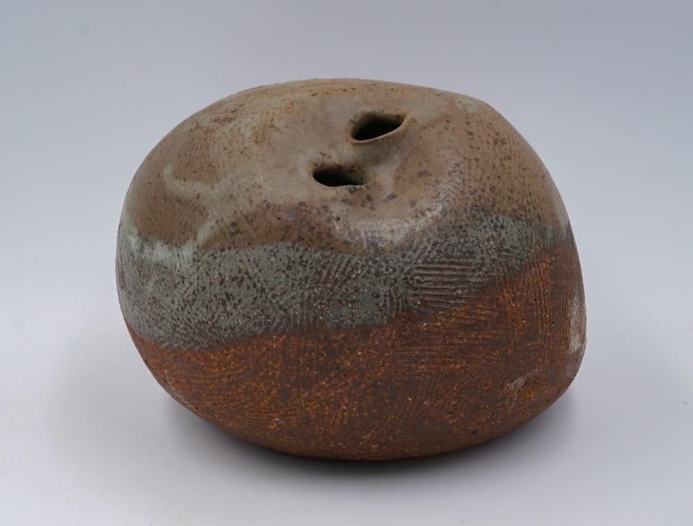 Vintage Joel Edwards Pottery Sculputral Vessel Vase - 4