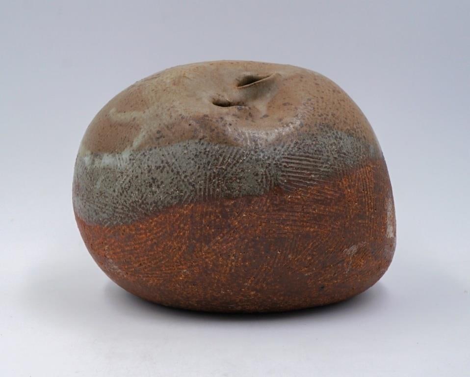 Vintage Joel Edwards Pottery Sculputral Vessel Vase - 7