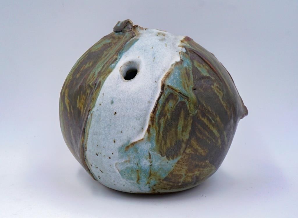 Vintage Joel Edwards Vessel Vase Pottery Sculpture - 2